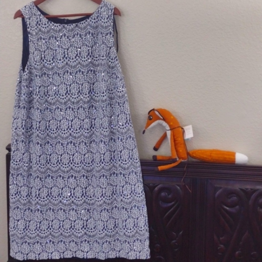 Jessica Howard Lace Detail Dress